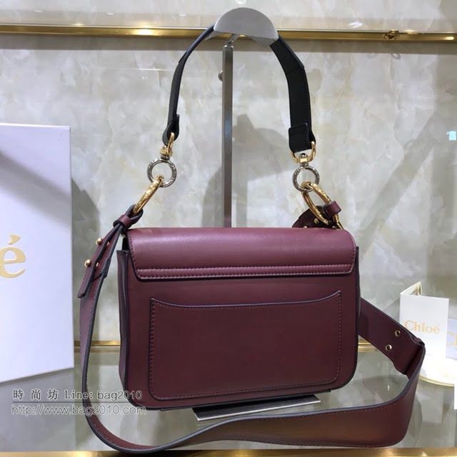 Chloe女包 克洛伊經典C形飾扣寬肩帶包包 Chole手提肩背斜挎包  jjh1376